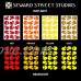Seward Street Studios Reflective Decals Small Skull Set – Reflective Skulls Safety Sticker Kit – Skull Reflector Stickers - B078FW9T6B
